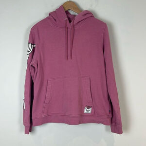 Herschel Supply Company Hoodie, Pink, Size Large